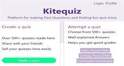 Desktop Screenshot of kitequiz.com